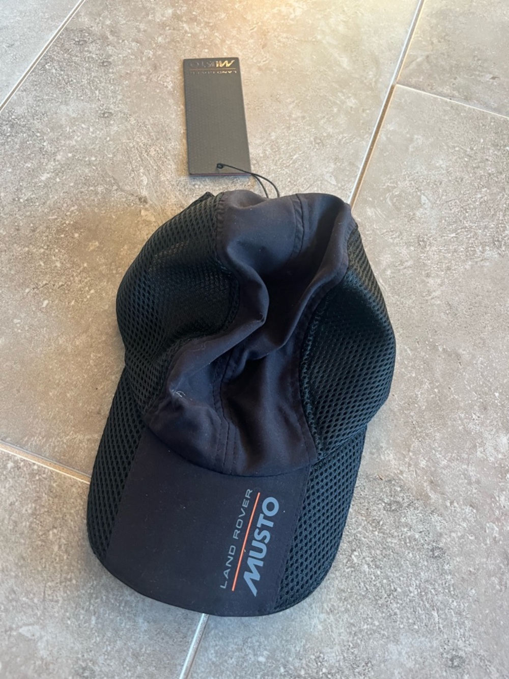 MUSTO x Land Rover Black Mesh Performance Cap - Picture 2 of 3